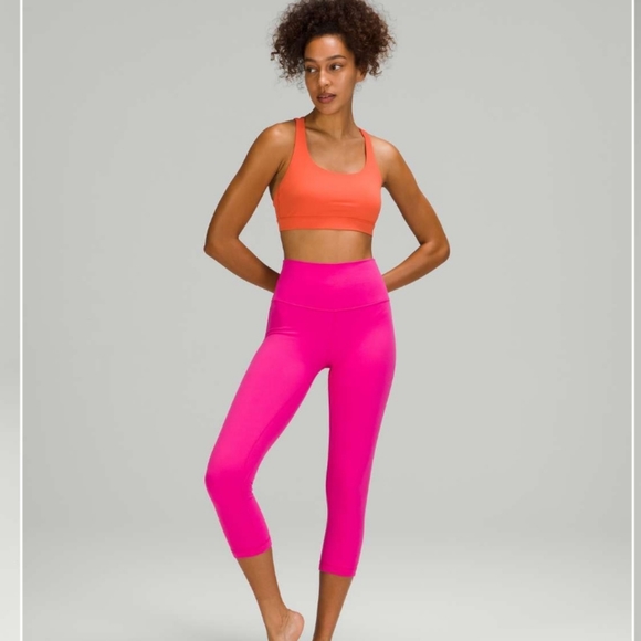 NWT. Lululemon align HR crop 21" size 8 pink - Picture 3 of 12